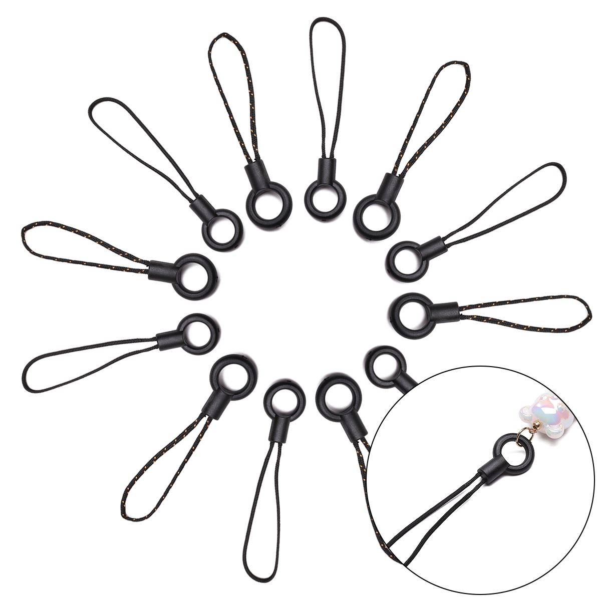 Phone Accessories Hanger - 2 قطعة 6/7 سنتيمتر الحبل الحبال