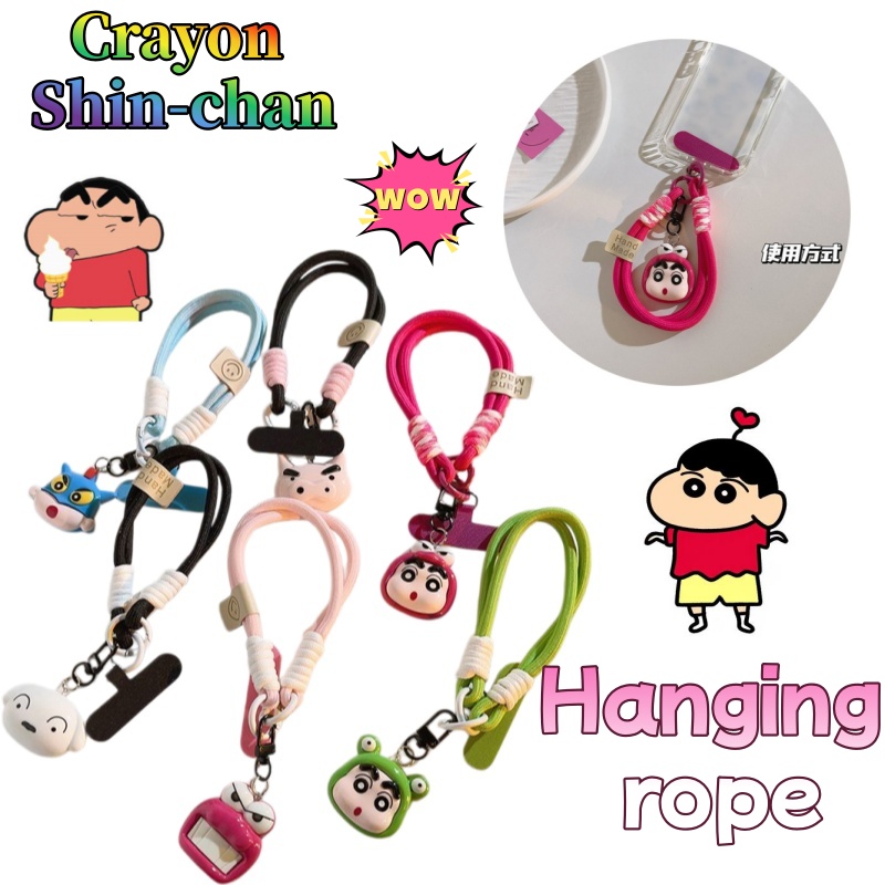 Phone Accessories Doll - دمية شين-تشان شيرو التمساح المحشوة، حزام