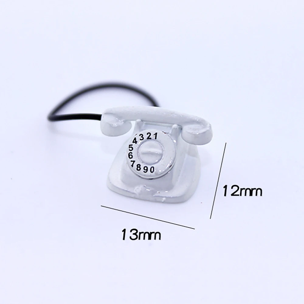 1/12 دمية مصغرة معدنية هاتف دو - مراجعة Phone Accessories Doll وسعره