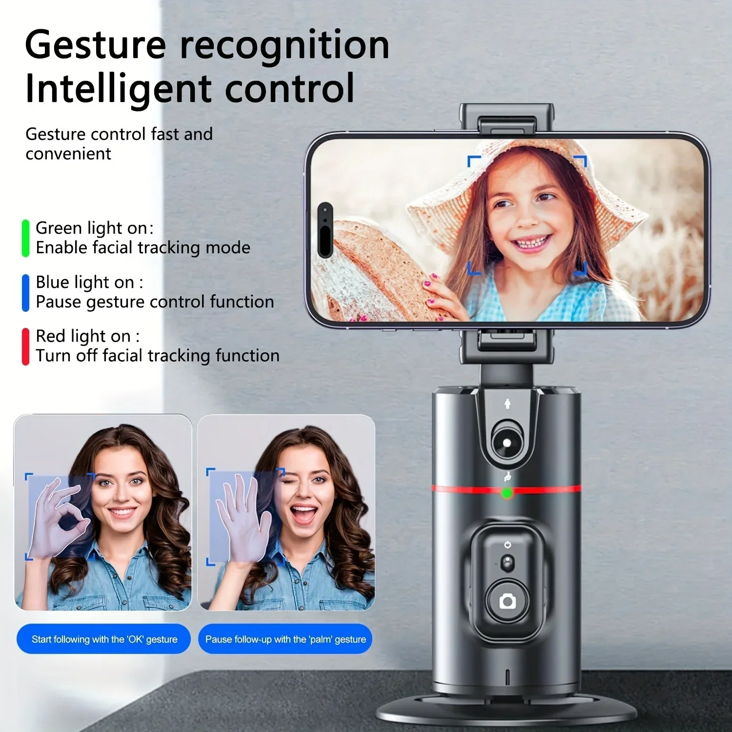 حامل هاتف مكتبي دوار P02 مع عص - مراجعة Phone Accessories For Android وسعره
