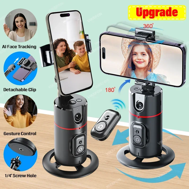 حامل هاتف مكتبي دوار P02 مع عص - مراجعة Phone Accessories For Android وسعره