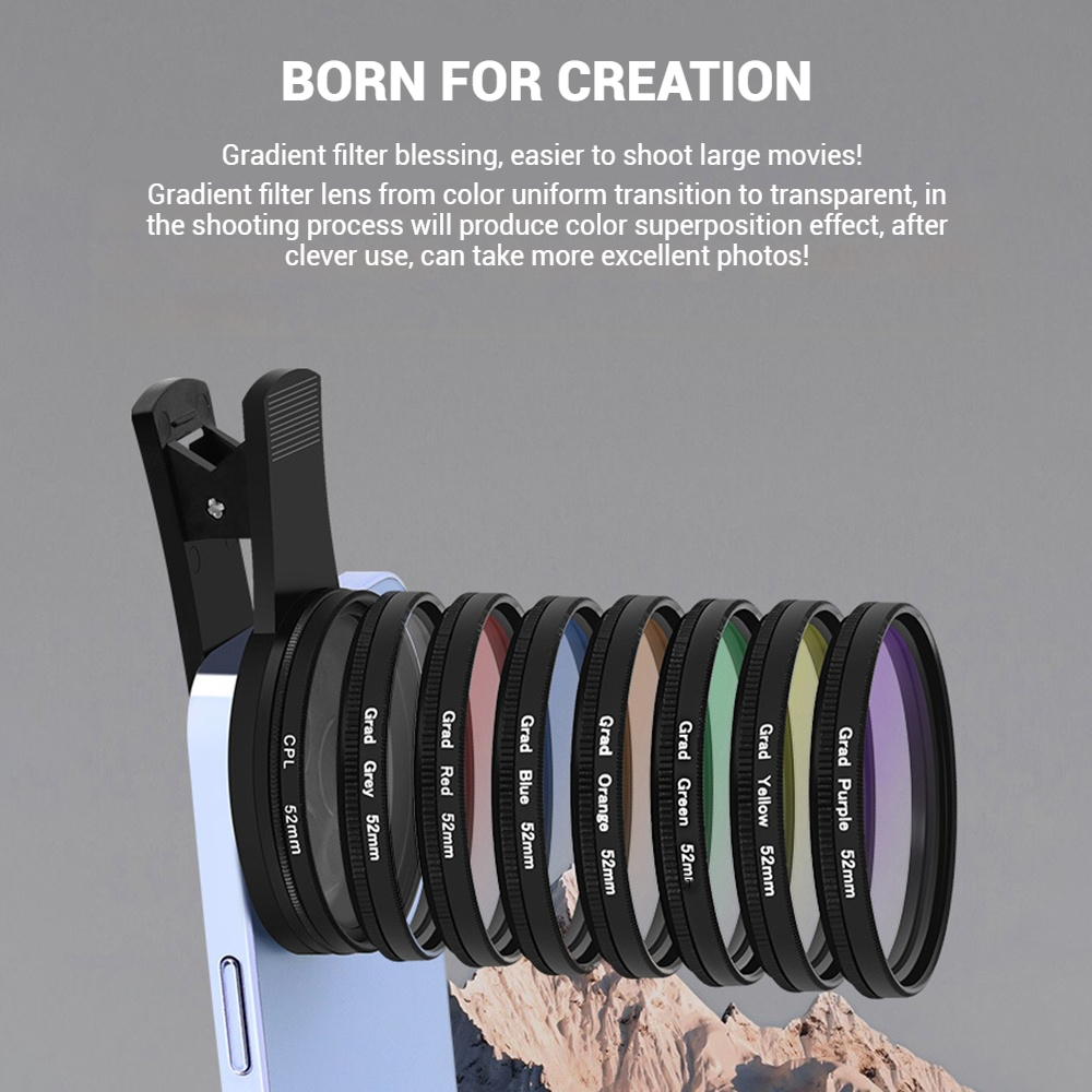 عدسة هاتف محمول 52 ملم، مستقطب - مراجعة Phone Accessories For Android وسعره