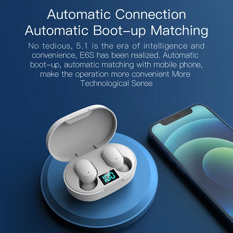 سماعات أذن لاسلكية E6S TWS جدي - مراجعة Bluetooth Earphone Tws وسعره