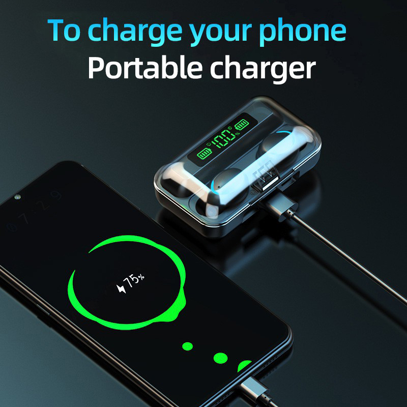 2026 F9 سماعات لاسلكية LED Dis - مراجعة Bluetooth Earphone Tws وسعره
