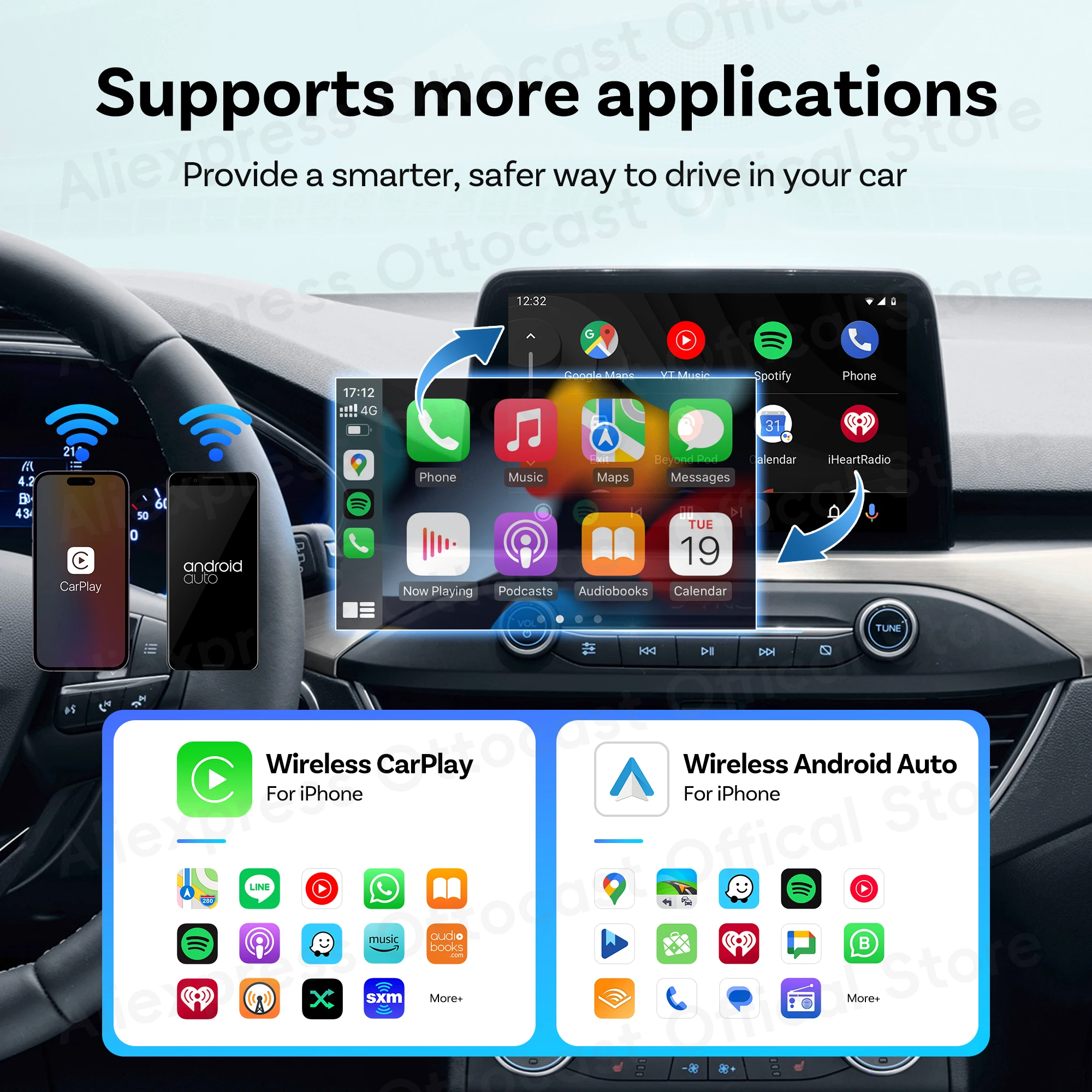 صندوق محول OTTOCAST MINI اللاس - مراجعة Phone Accessories For Android وسعره