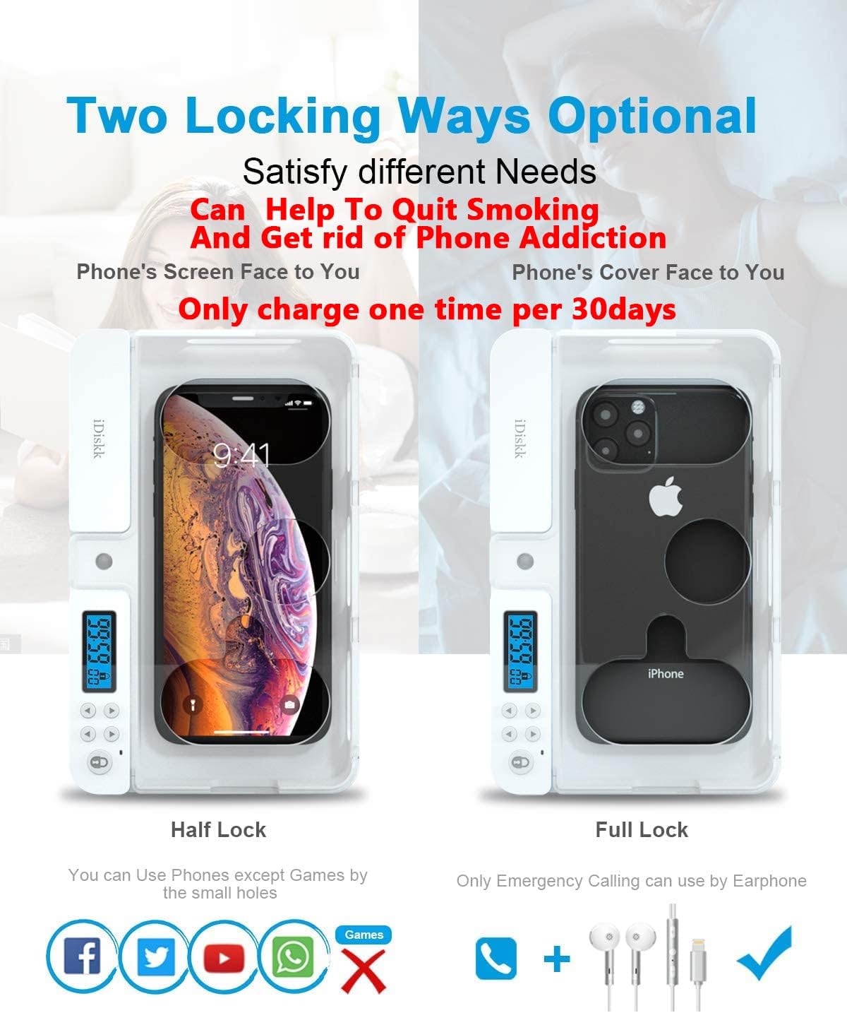 صندوق قفل مؤقت للأجهزة اللوحية - مراجعة Phone Accessories For Boys وسعره