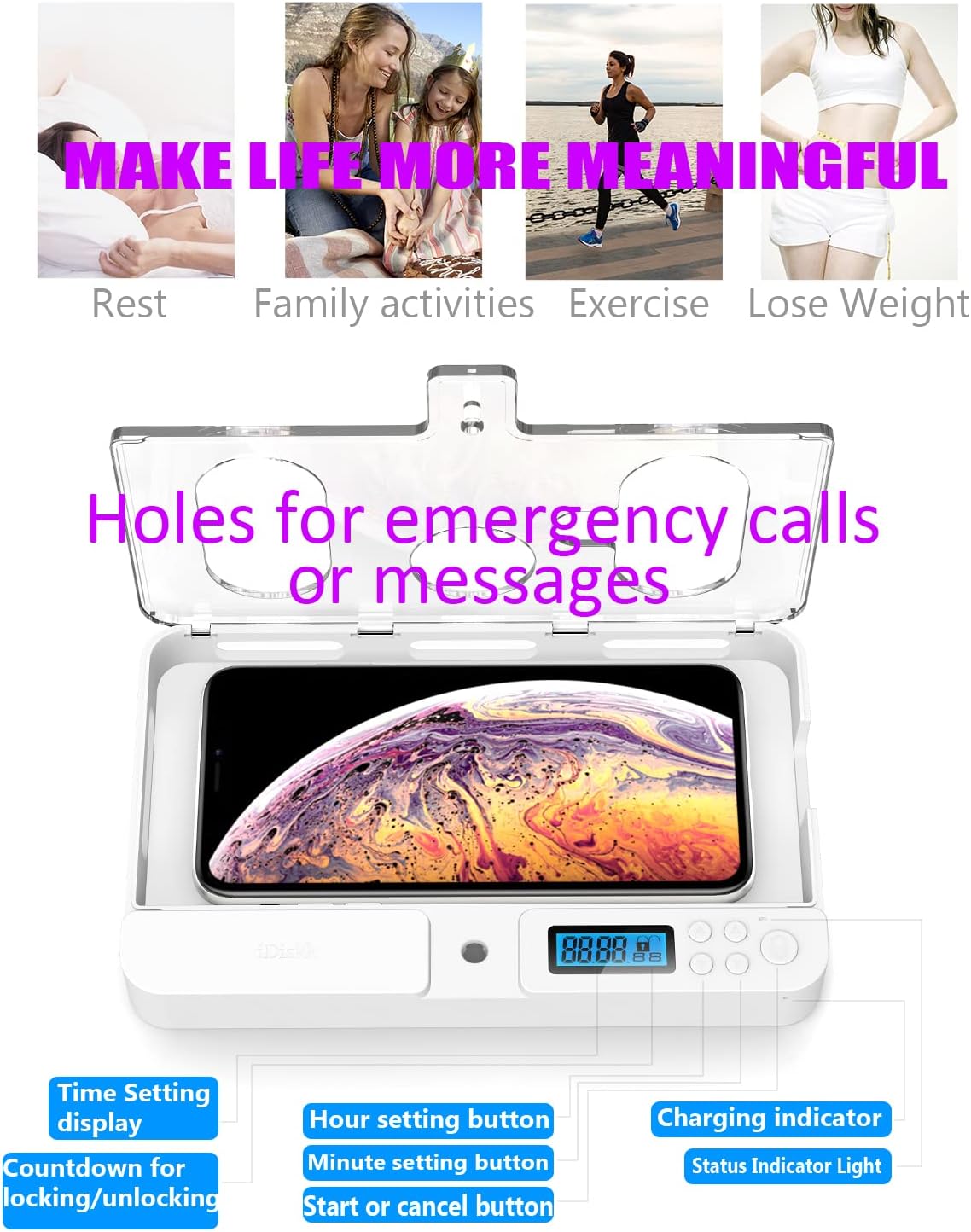 صندوق قفل مؤقت للأجهزة اللوحية - مراجعة Phone Accessories For Boys وسعره