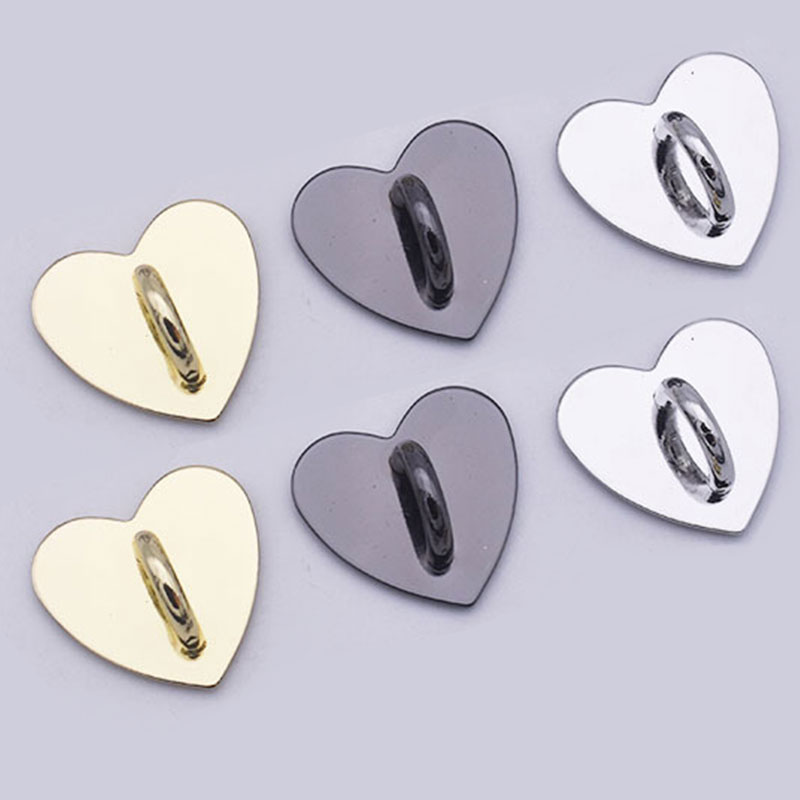 5 قطعة Kawaii لاصق معدن القلب  - مراجعة Phone Accessories Hanger وسعره