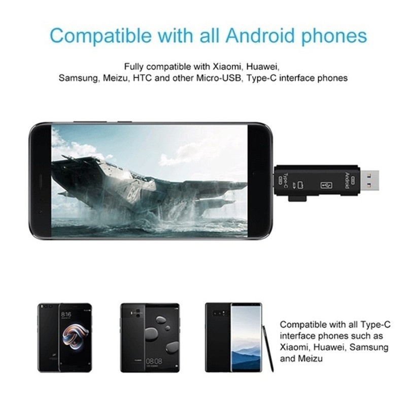 5 في 1 متعددة الوظائف Usb 2.0  - مراجعة Micro Sd Card وسعره