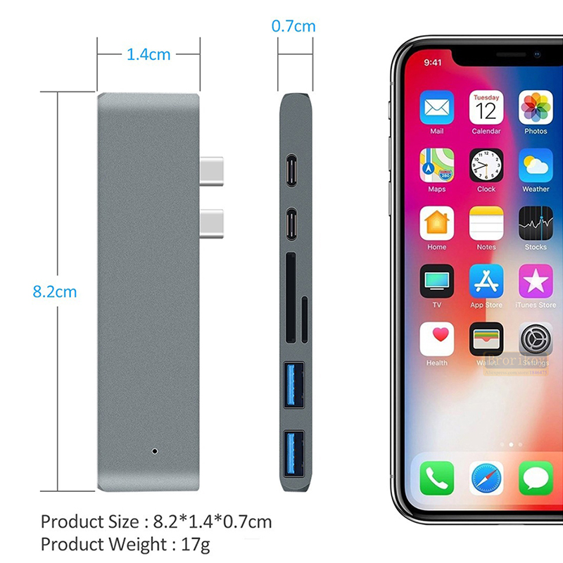 محول USB C متعدد الوظائف 7 في  - مراجعة Micro Sd Card وسعره