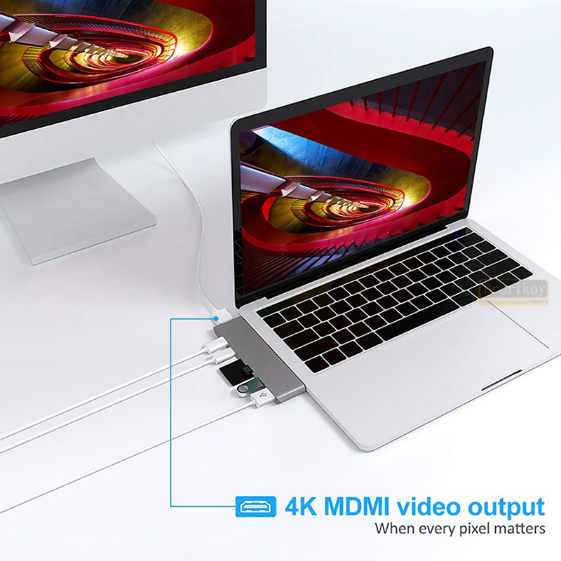 محول USB C متعدد الوظائف 7 في  - مراجعة Micro Sd Card وسعره