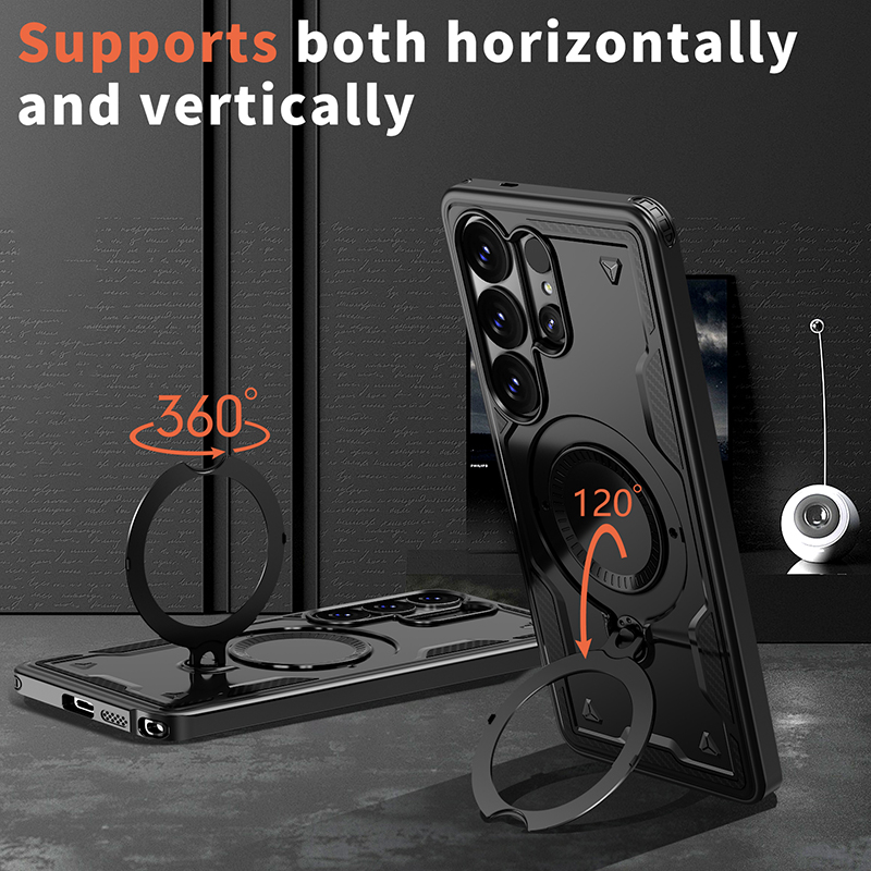 360 °   غطاء هاتف دوار مقاوم ل - مراجعة Phone Accessories Stand وسعره