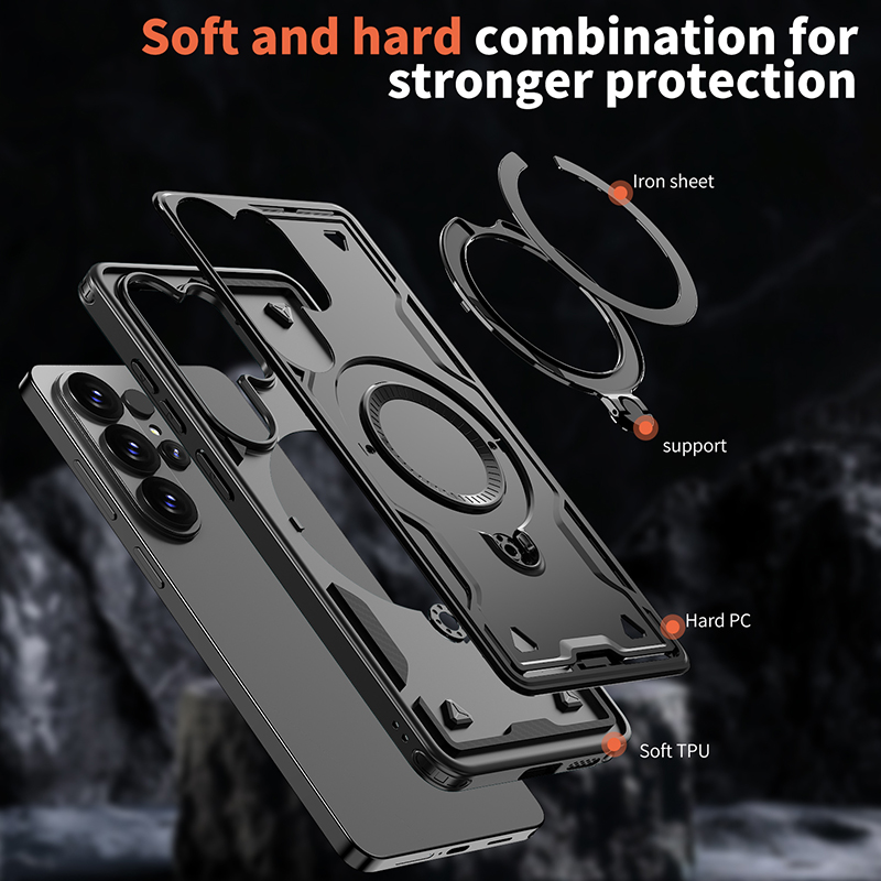 360 °   غطاء هاتف دوار مقاوم ل - مراجعة Phone Accessories Stand وسعره