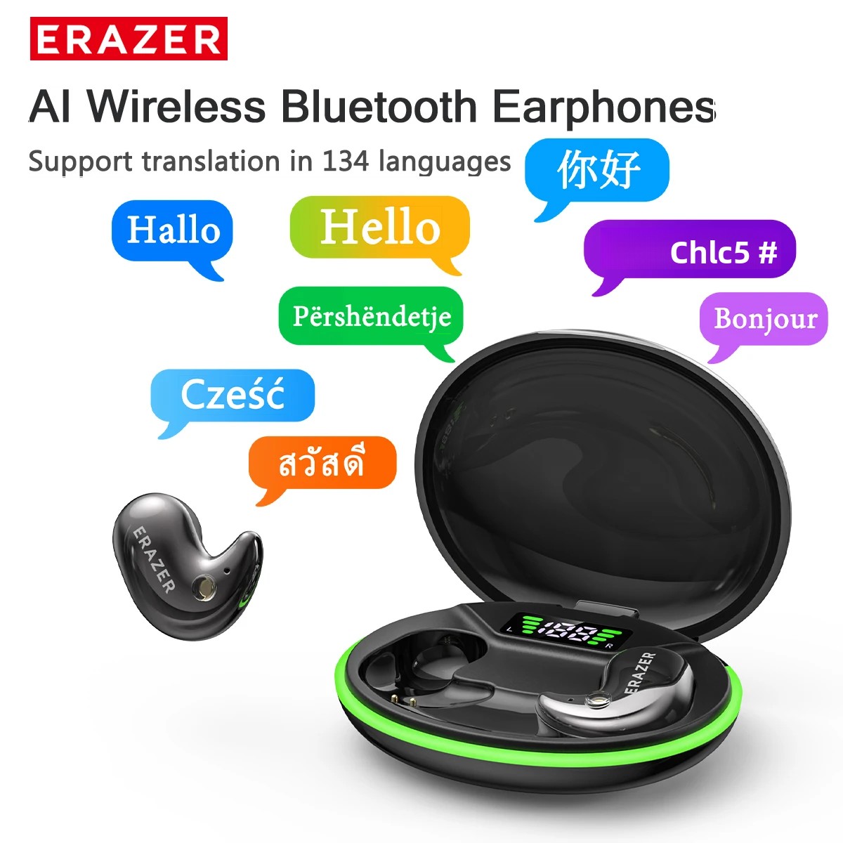 سماعات أذن بلوتوث EARZER XF58  - مراجعة Bluetooth Earphone Tws وسعره