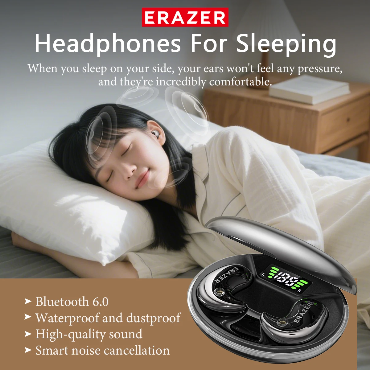 سماعات أذن بلوتوث EARZER XF58  - مراجعة Bluetooth Earphone Tws وسعره