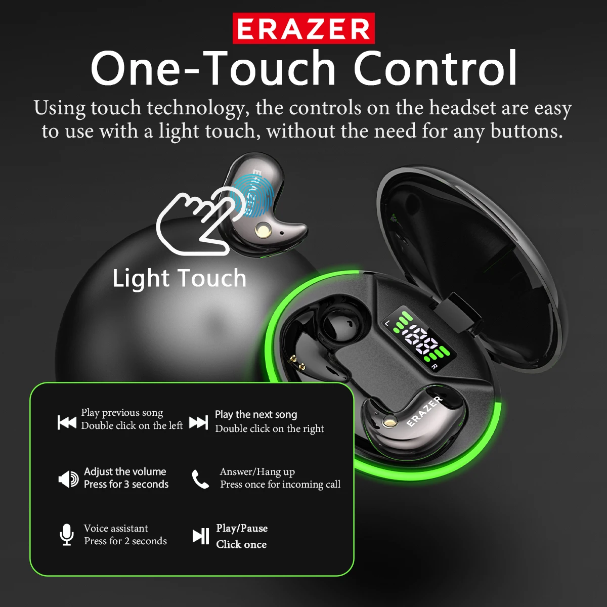 سماعات أذن بلوتوث EARZER XF58  - مراجعة Bluetooth Earphone Tws وسعره