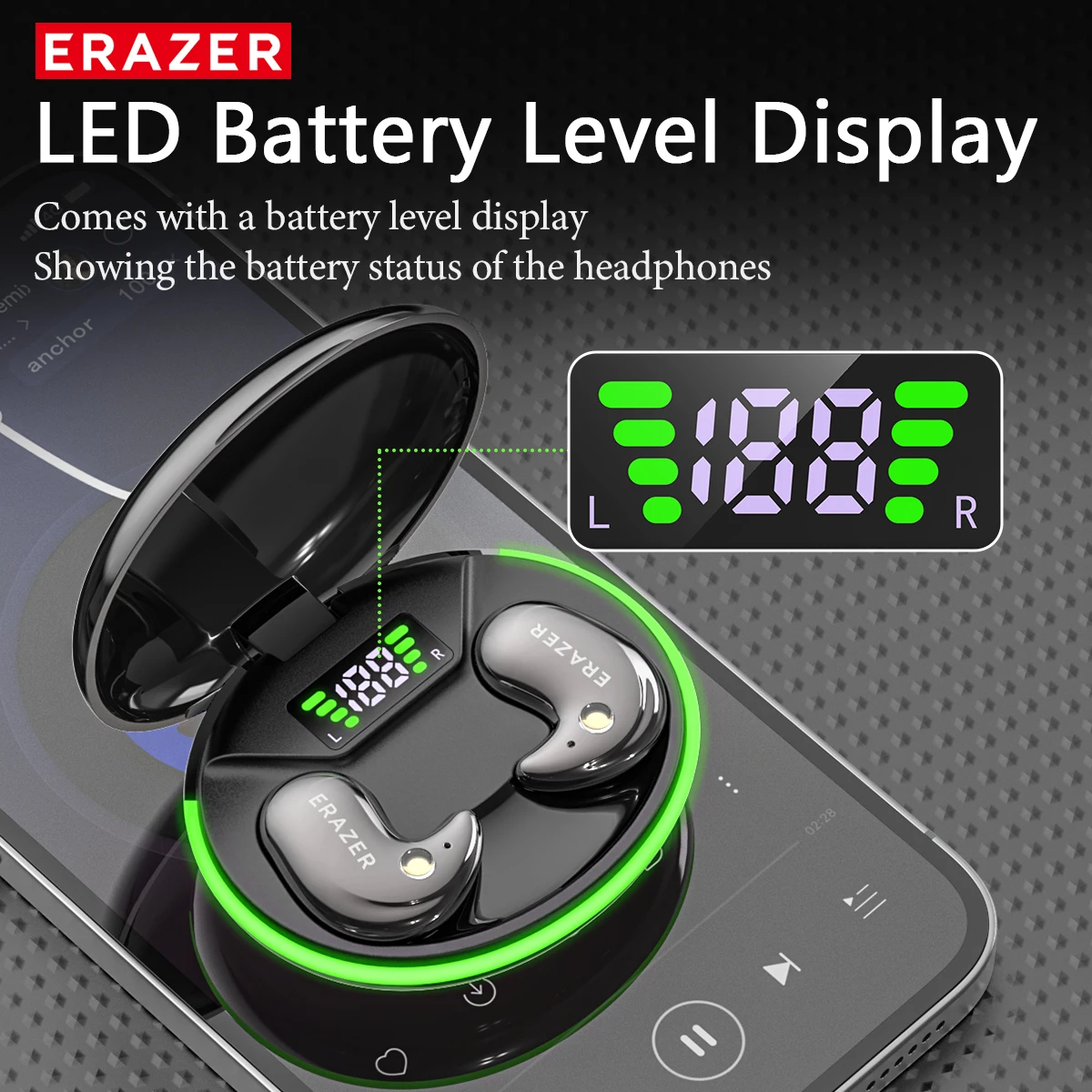 سماعات أذن بلوتوث EARZER XF58  - مراجعة Bluetooth Earphone Tws وسعره