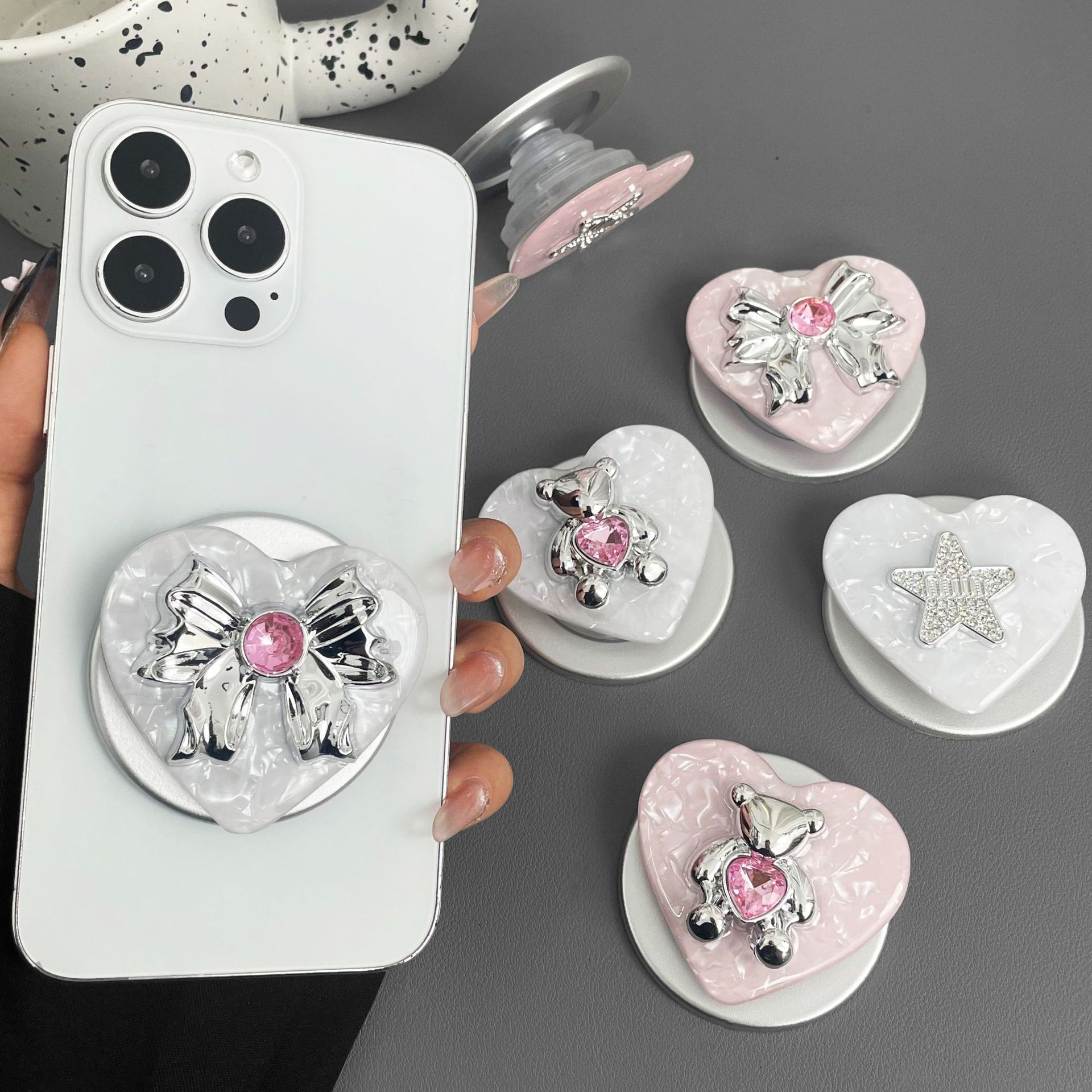 حامل هاتف مغناطيسي بتصميم قلب  - مراجعة Phone Accessories Stand وسعره