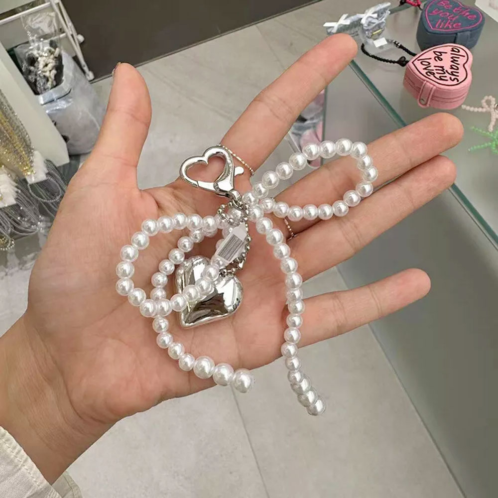 الكورية لطيف القوس اللؤلؤ سلسل - مراجعة Phone Accessories For Android وسعره