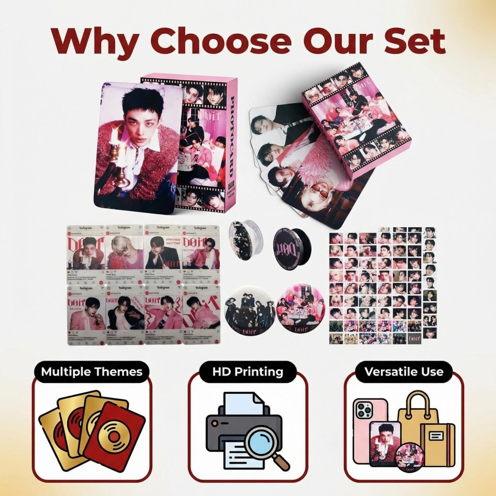 ملصقات صور فرقة K-pop ستراي SK - مراجعة Phone Accessories For Boys وسعره