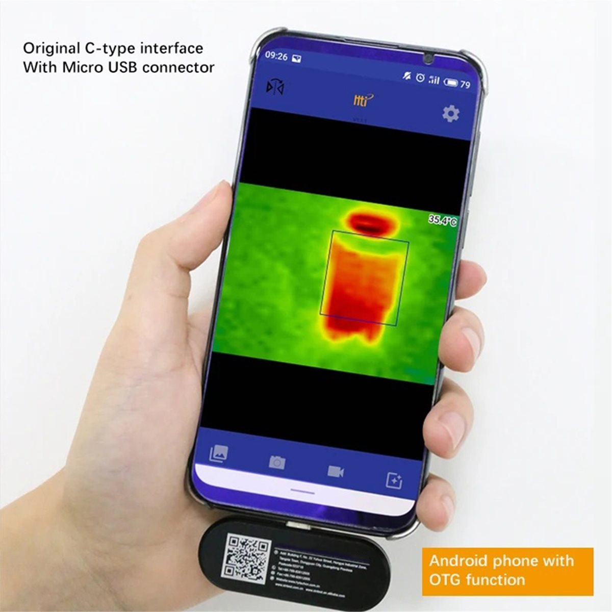 كاميرا حرارية متنقلة ديناميكية - مراجعة Phone Accessories Images وسعره