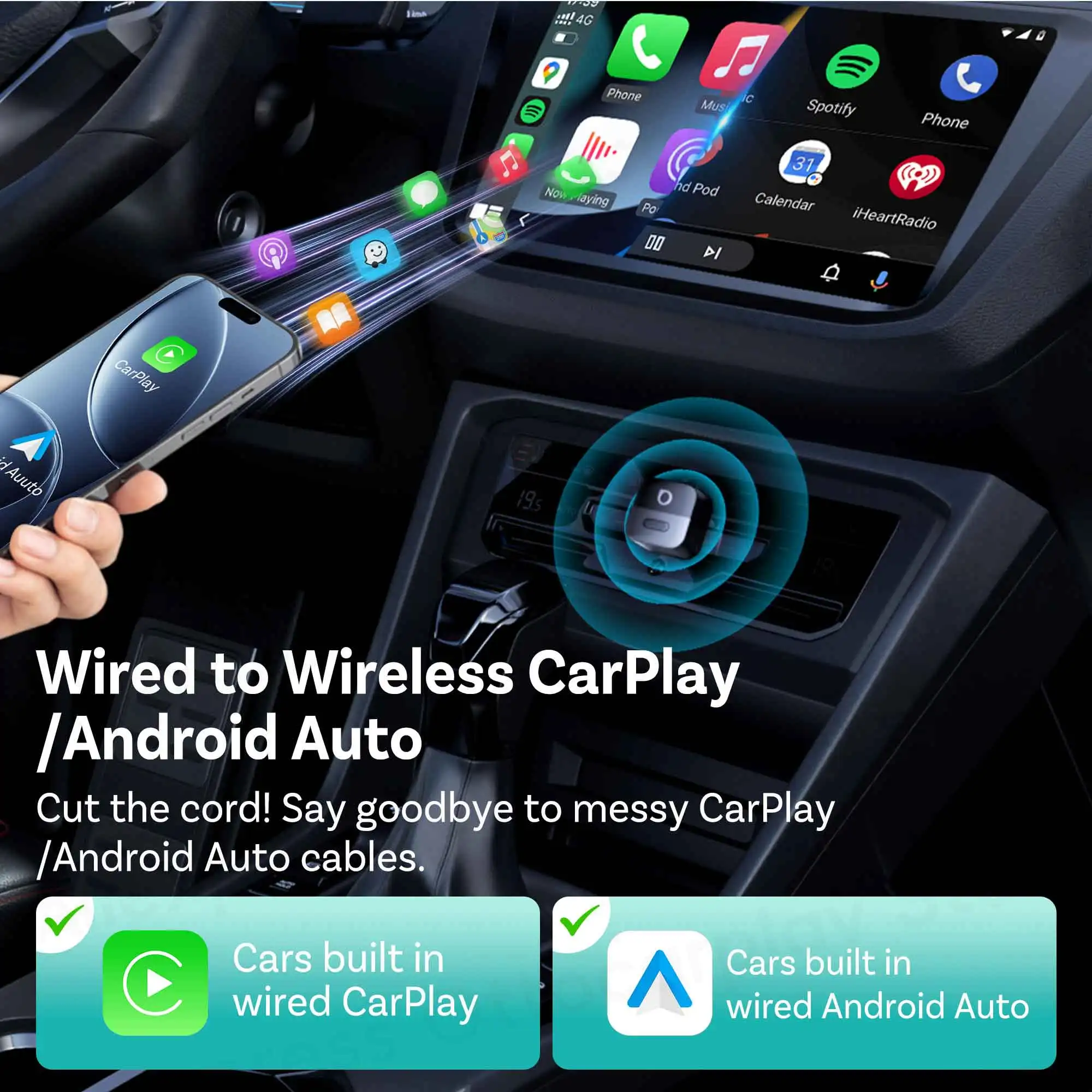 محول OTTOCAST Mini Pico 2026 ل - مراجعة Phone Accessories For Android وسعره